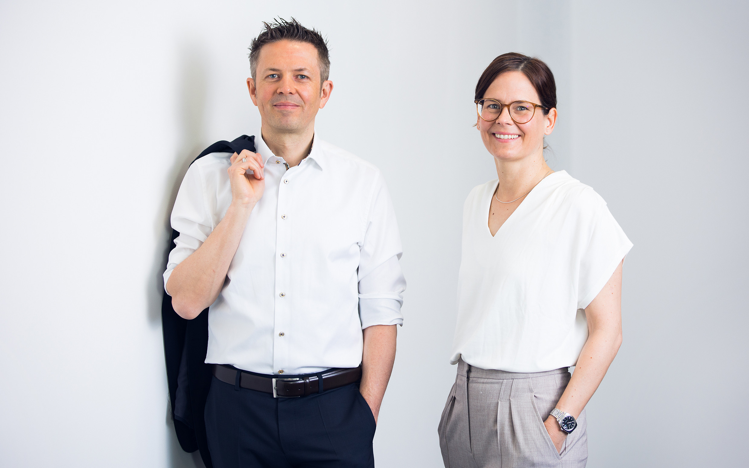 Andreas Mühlbacher and Anne-Kristin Volz form the top management team of ITA engineering.<br><span class='image_copyright'>Kai Neunert</span><br>