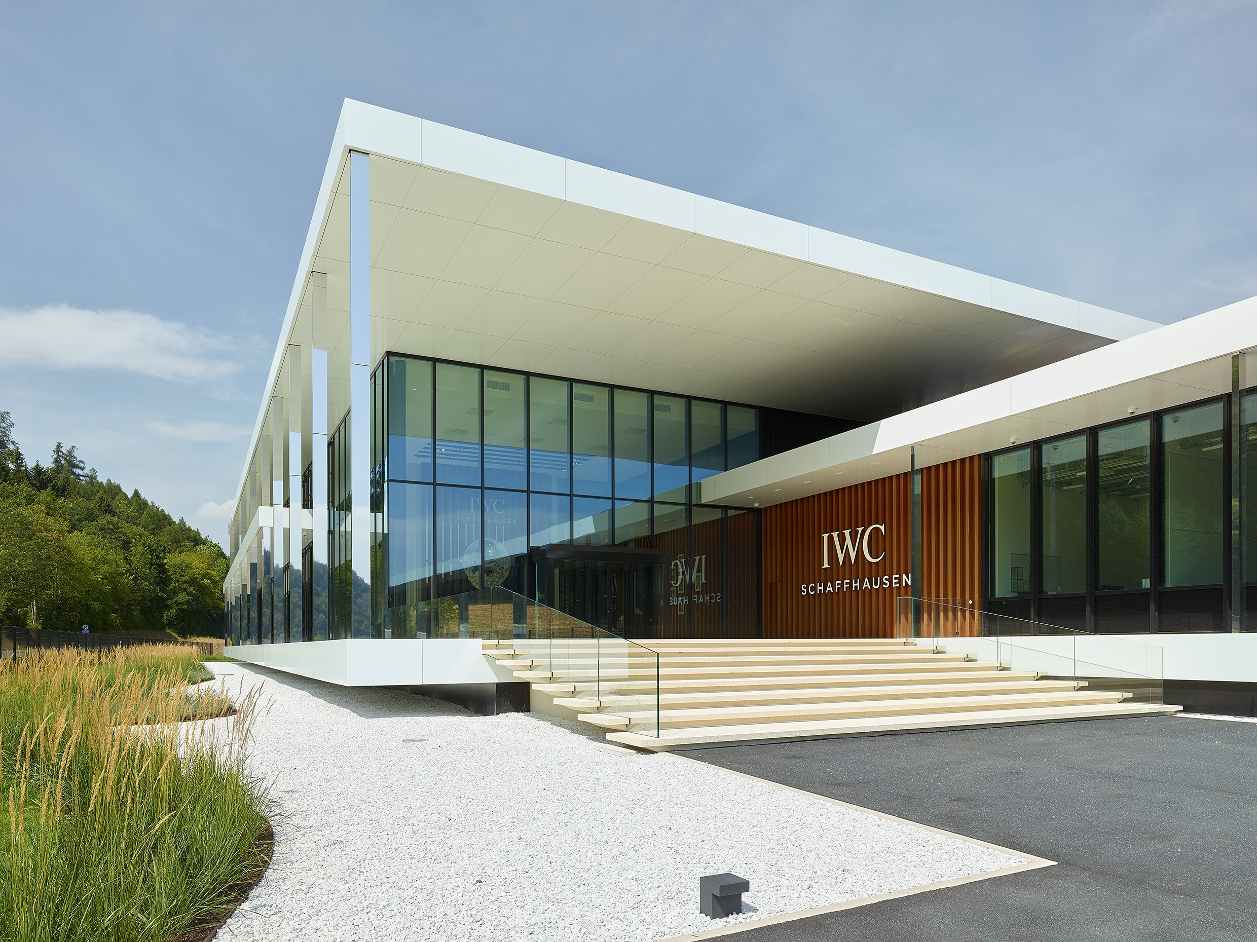 Integrally designed with BIM by ATP architects engineers: IWC Manufacturing Center.<br><span class='image_copyright'>ATP/Jantscher</span><br>